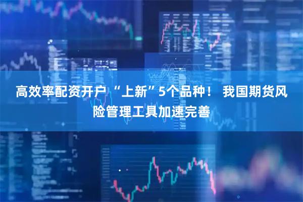 高效率配资开户 “上新”5个品种！ 我国期货风险管理工具加速完善